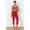 imageODODOS ODCLOUD Buttery Soft Lounge Yoga Capris for Women 14quot  19quot  21quot High Waist Capri LeggingsRed
