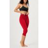 imageODODOS ODCLOUD Buttery Soft Lounge Yoga Capris for Women 14quot  19quot  21quot High Waist Capri LeggingsRed