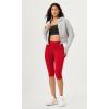 imageODODOS ODCLOUD Buttery Soft Lounge Yoga Capris for Women 14quot  19quot  21quot High Waist Capri LeggingsRed