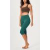 imageODODOS ODCLOUD Buttery Soft Lounge Yoga Capris for Women 14quot  19quot  21quot High Waist Capri LeggingsStorm Teal