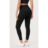 imageODODOS ODLEX 78 High Waist Workout Leggings with Pockets for Women 25quot28quot Tummy Control Athletic Yoga PantsBlack