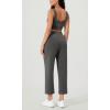 imageODODOS Womens Modal Soft Relaxed Cropped Pants High Waist Casual Wide Leg Pants with Pockets  25quot InseamCharcoal