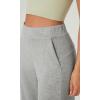 imageODODOS Womens Modal Soft Relaxed Cropped Pants High Waist Casual Wide Leg Pants with Pockets  25quot InseamHeather Grey