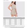 imageODODOS Womens Modal Soft Romper with Pockets Elastic Waist Sleeveless Outfit Summer Short JumpsuitsCharcoal