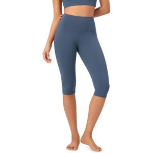 imageODODOS ODCLOUD Buttery Soft Lounge Yoga Capris for Women 14quot  19quot  21quot High Waist Capri LeggingsInk Blue