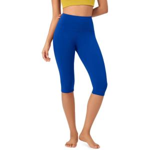 imageODODOS ODCLOUD Buttery Soft Lounge Yoga Capris for Women 14quot  19quot  21quot High Waist Capri LeggingsRoyal Blue