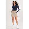 imageODODOS Cloud Feeling Long Sleeve Crop Tops for Women Crew Neck Athletic Gym Workout Yoga Tee ShirtsDeep Navy