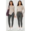 imageODODOS Split Hem Long Sleeve Tee for Women Modal Soft Crew Neck Athletic Gym Workout Tops Yoga ShirtsAbalone
