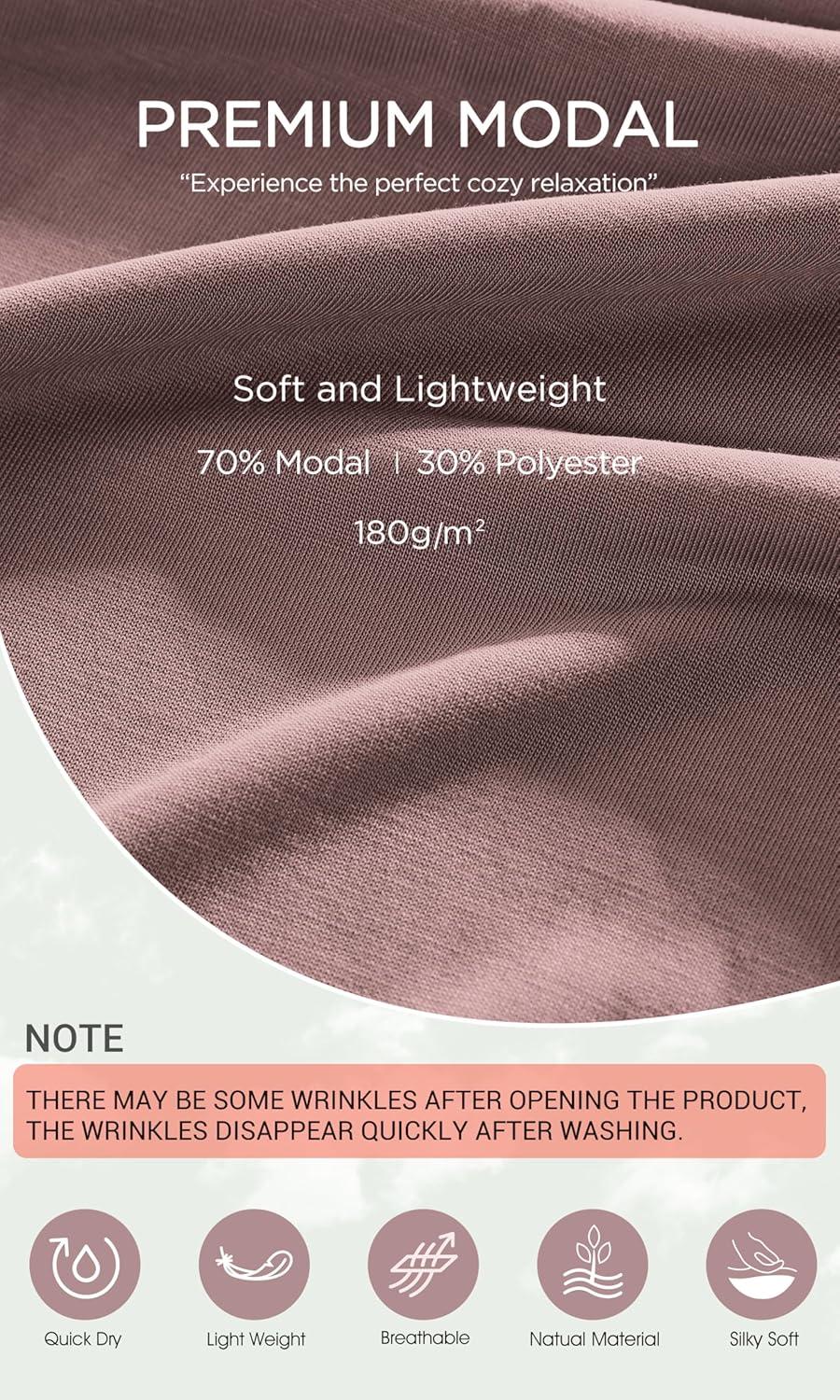 imageODODOS Long Sleeve Tee for Women with Thumb Hole Modal Soft Athletic Gym Workout Tops Yoga ShirtsDusty Rosewashed