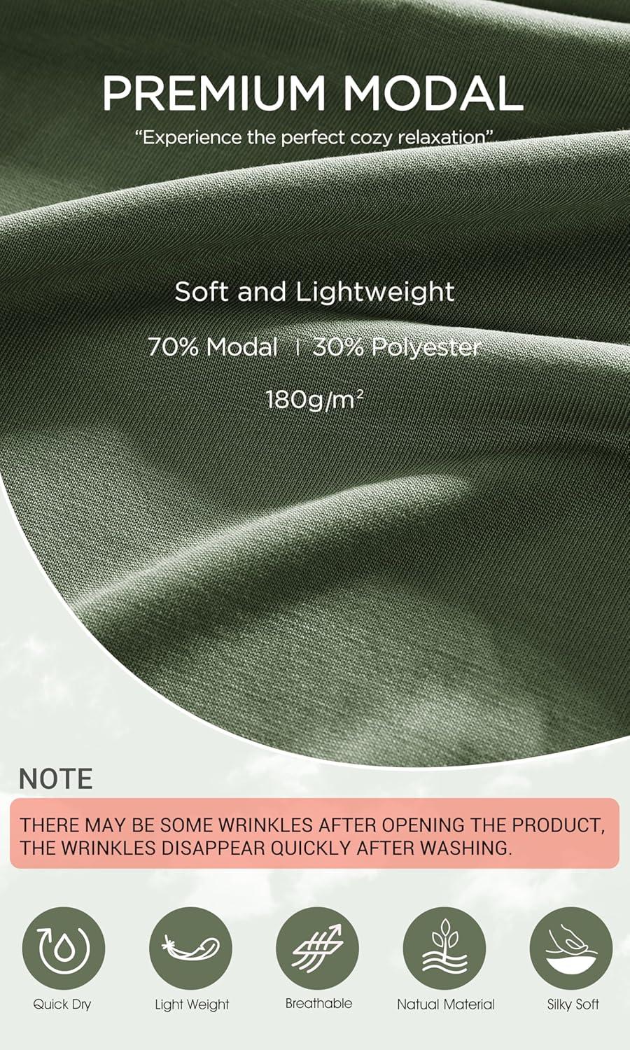imageODODOS Modal Soft Sleeveless Shirts for Women Crew Neck Yoga Tee Summer Flowy Workout Tank TopsArmy Green