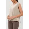 imageODODOS Modal Soft Sleeveless Shirts for Women Crew Neck Yoga Tee Summer Flowy Workout Tank TopsAbalone