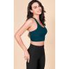 imageODODOS ODLEX Halter Sports Bra for Women Padded Wirefree Y Racerback Workout Yoga BraForest Teal