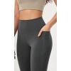 imageODODOS ODLIFT 20 Compression Leggings with Pockets for Women 25quot High Waist 78 Workout Running Yoga PantsCharcoal