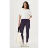 imageODODOS ODLIFT 20 Compression Leggings with Pockets for Women 25quot High Waist 78 Workout Running Yoga PantsDark Purple