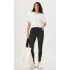 imageODODOS ODLIFT 20 Compression Leggings with Pockets for Women 25quot High Waist 78 Workout Running Yoga PantsOnyx Black