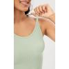 imageODODOS Womens Crop Seamless RibKnit Camisole Strappy Racerback Cropped Tank TopsLint