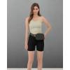 imageODODOS Womens Crop Seamless RibKnit Camisole Strappy Racerback Cropped Tank TopsLint
