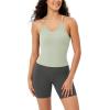 imageODODOS Womens Crop Seamless RibKnit Camisole Strappy Racerback Cropped Tank TopsLint