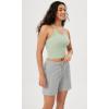 imageODODOS Womens Crop Seamless RibKnit Camisole Strappy Racerback Cropped Tank TopsLint