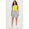 imageODODOS Womens Crop Seamless RibKnit Camisole Strappy Racerback Cropped Tank TopsNeon Green