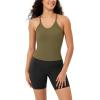 imageODODOS Womens Crop Seamless RibKnit Camisole Strappy Racerback Cropped Tank TopsNutria