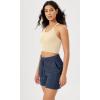 imageODODOS Womens Crop Seamless RibKnit Camisole Strappy Racerback Cropped Tank TopsOatmeal