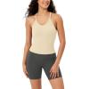 imageODODOS Womens Crop Seamless RibKnit Camisole Strappy Racerback Cropped Tank TopsOatmeal