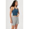 imageODODOS Womens Crop Seamless RibKnit Camisole Strappy Racerback Cropped Tank TopsOcean
