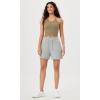 imageODODOS Womens Crop Seamless RibKnit Camisole Strappy Racerback Cropped Tank TopsTaupe