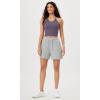 imageODODOS Womens Crop Seamless RibKnit Camisole Strappy Racerback Cropped Tank TopsViolet