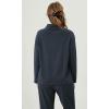 imageODODOS Womens Modal Soft Mock Neck Pullover Long Sleeve SweatShirts Relaxed Casual TopsNavy