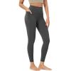 imageODODOS ODLIFT 20 Compression Leggings with Pockets for Women 25quot High Waist 78 Workout Running Yoga PantsCharcoal