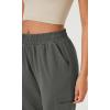imageODODOS Cargo Jogger Pants for Women Purevibe Cotton Mid Waist Track Cuff Lounge Sweatpant with PocketsCharcoal