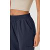 imageODODOS Cargo Jogger Pants for Women Purevibe Cotton Mid Waist Track Cuff Lounge Sweatpant with PocketsDeep Navy