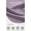 imageODODOS Drapey Soft Wide Leg Pants for Women High Waist Casual Relaxed Lounge Pants with Pockets29 InseamTaro Purple