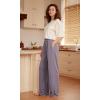 imageODODOS Drapey Soft Wide Leg Pants for Women High Waist Casual Relaxed Lounge Pants with Pockets29 InseamTaro Purple