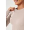 imageODODOS Lightweight Soft Long Sleeve Tee for Women Crew Neck Tops Slim Fit TShirtsStone