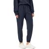 imageODODOS Cargo Jogger Pants for Women Purevibe Cotton Mid Waist Track Cuff Lounge Sweatpant with PocketsDeep Navy