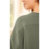 imageODODOS Modal Soft Short Sleeve TShirts for Women Oversized Crew Neck Tee Relaxed Pullover TopsDark Sage
