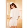 imageODODOS Modal Soft Short Sleeve TShirts for Women Oversized Crew Neck Tee Relaxed Pullover TopsIvory