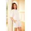 imageODODOS Modal Soft Short Sleeve TShirts for Women Oversized Crew Neck Tee Relaxed Pullover TopsIvory