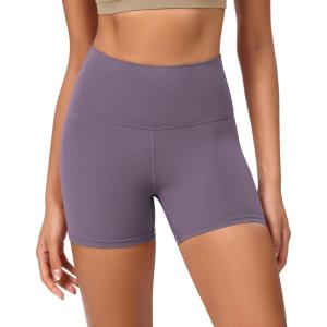 imageODODOS ODCLOUD Lounge Yoga Shorts for Women 4quot  6quot  8quot 10quot High Waist Buttery Soft Biker ShortsAsh Violet