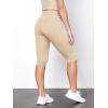 imageODODOS 2Pack High Waist Workout Capris with Pockets for Women 14quot  19quot Yoga Capri LeggingsBlackbeige