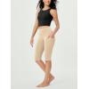 imageODODOS 2Pack High Waist Workout Capris with Pockets for Women 14quot  19quot Yoga Capri LeggingsBlackbeige
