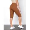 imageODODOS 2Pack High Waist Workout Capris with Pockets for Women 14quot  19quot Yoga Capri LeggingsBlackcaramel