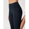 imageODODOS 2Pack High Waist Workout Capris with Pockets for Women 14quot  19quot Yoga Capri LeggingsBlackdeep Navy