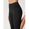 imageODODOS 2Pack High Waist Workout Capris with Pockets for Women 14quot  19quot Yoga Capri LeggingsBlackonyx Black Grey