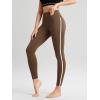 imageODODOS ODCLOUD Buttery Soft Lounge Yoga Leggings for Women 23quot  25quot 28quot High Waist Yoga PantsPiping Brunette