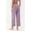 imageODODOS Womens Modal Soft Wide Leg Pants with Pockets Adjustable Shockcord High Waist Casual Lounge Pants272931quot InseamTaro Purple