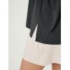 imageODODOS Womens Side Split Tee Modal Soft Raglan Short Sleeve Relaxed Fit Casual Lounge TShirts Yoga TopsBlack